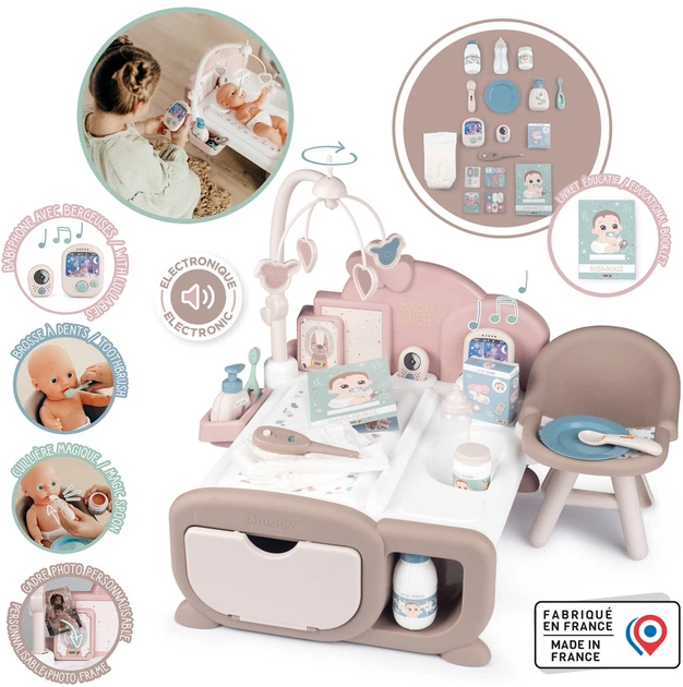 Centrum zabaw Smoby Toys Baby Nurse Cocoon Nursery Elektroniczny Kącik opiekunki (7600220379) - obraz 2