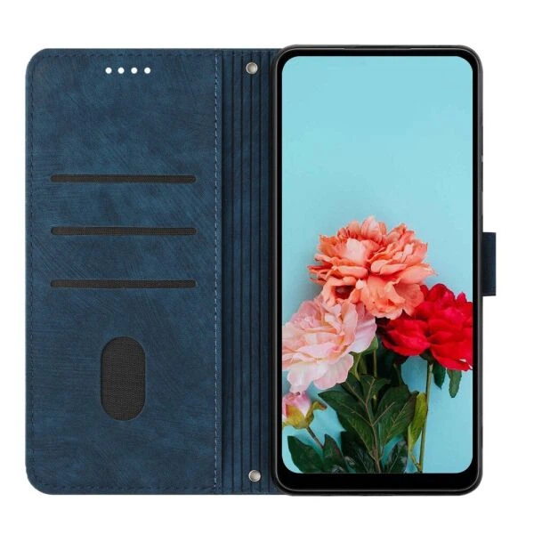 Чехол-книжка Deexe Lines Series для Infinix Hot 30 Play (X6835B) - Sapphire - изображение 2