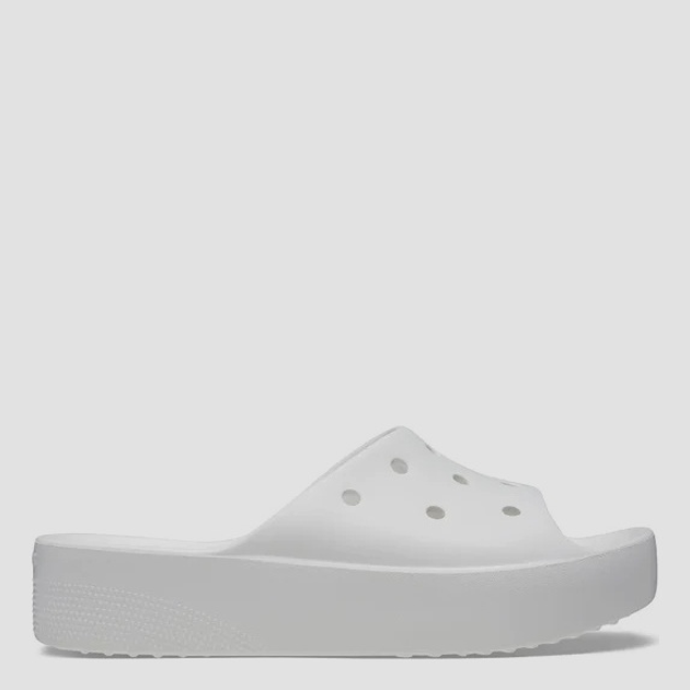 Crocs platform clearance slide