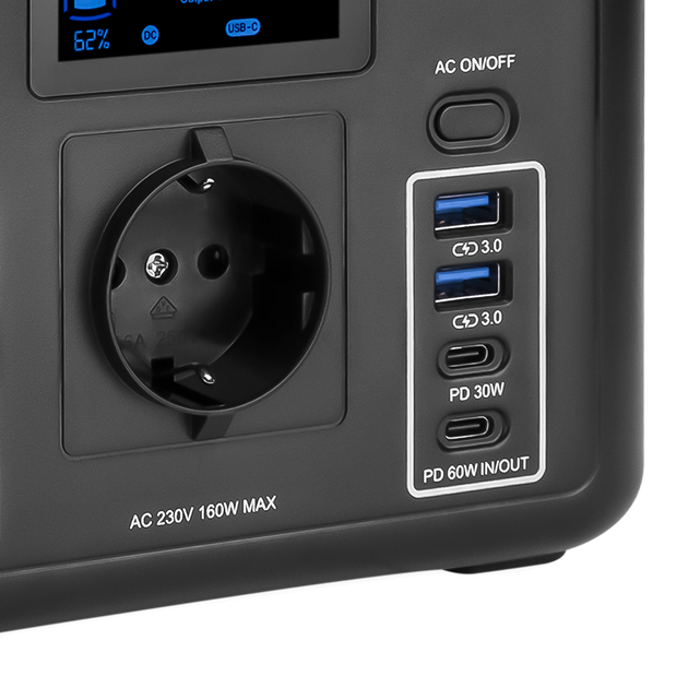 Багатофункціональна портативна зарядна станція LP CHARGER 160 (160W, 204Wh) - зображення 6