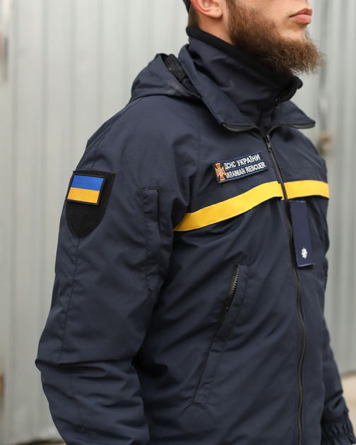 Куртка Вітровка Патрол для ДСНС на сітці синя 50 No Brand 170311_2 - изображение 2