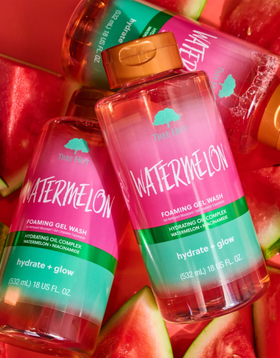 Гель для душу соковитий кавун TREE HUT Watermelon Foaming Gel Wash 532 мл - Фото 3 Гель для душу соковитий кавун TREE HUT Watermelon Foaming Gel Wash 532 мл - зображення 3
