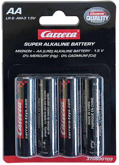 Baterie alkaliczne Carrera 600103 AA 1,5 V LR6 8 szt. (9003150121442) - obraz 1
