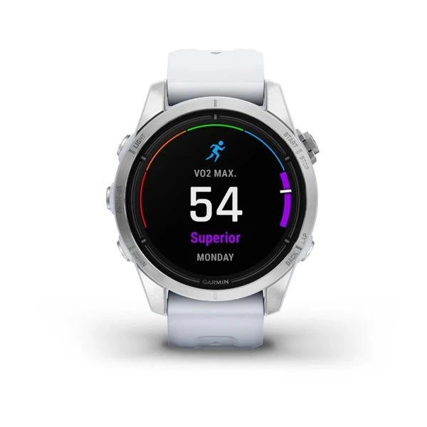 Смарт-годинник Garmin epix Pro (Gen 2) Standard Edition 42 mm Silver with Whitestone Band (753759317959) - зображення 2