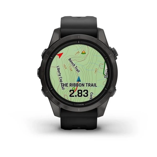 Смарт-годинник Garmin epix Pro (Gen 2) Sapphire Edition 42 mm Carbon Grey DLC Titanium with Black Band (010-02802-15) - зображення 7