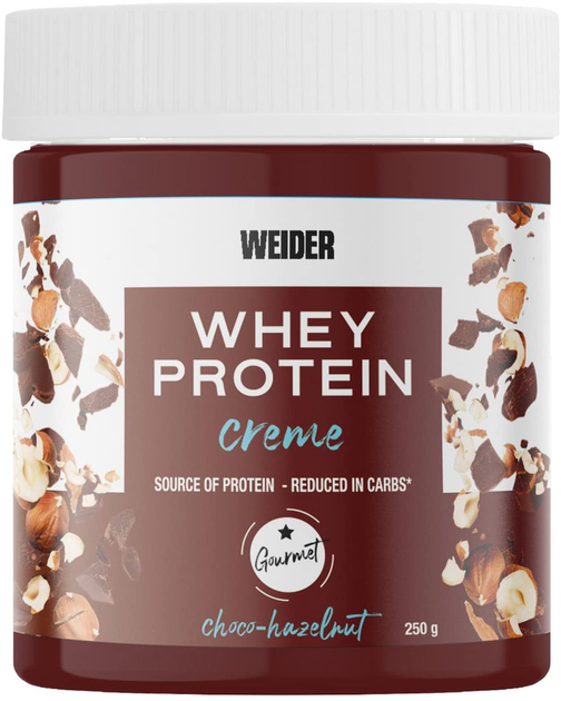 Протеїнова добавка Weider Whey Protein Creme 250 г Шоколадно-горіхова (8414192309445) - зображення 1