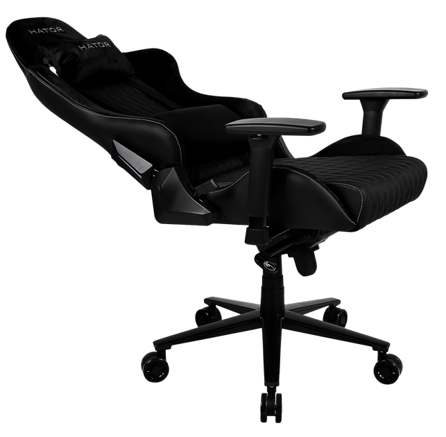 Кресло игровое геймерское черное Darkside Pro (HTC-916) Black Hator компьютерное для подростков и геймеров - зображення 5