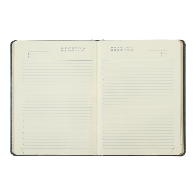Ежедневник недатированный Buromax Combi, А5, зеленый 288 страниц (BM.2050-04) - Фото 2 Ежедневник недатированный Buromax Combi, А5, зеленый 288 страниц (BM.2050-04) - изображение 2