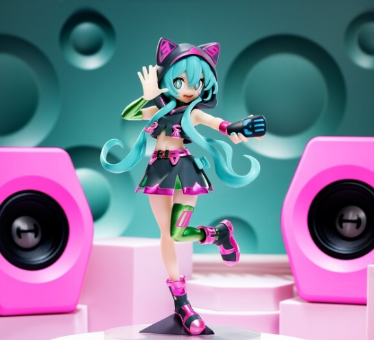 Фигурка Sega Вокалоид Хацунэ Мику Hatsune Miku Live stage 20 см S HM LS - Фото 3 Фигурка Sega Вокалоид Хацунэ Мику Hatsune Miku Live stage 20 см S HM LS - изображение 3