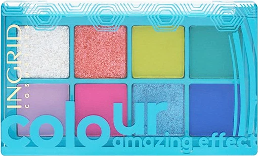 Палетка теней для век Ingrid Cosmetics Colour Amazing Effect Eyeshadow 8 оттенков 10 г (5902026684569) - Фото 1 Палетка теней для век Ingrid Cosmetics Colour Amazing Effect Eyeshadow 8 оттенков 10 г (5902026684569) - изображение 1