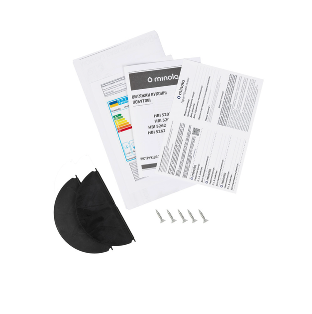 Витяжка повновбудована Minola HBI 5262 IV GLASS 700 LED - зображення 9