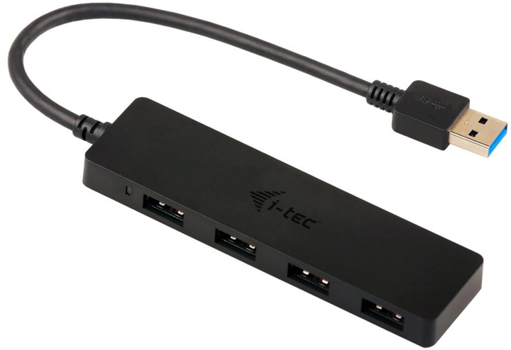 USB-хаб i-Tec Slim Pass USB 3.0 4-in-1 (U3HUB404) - зображення 1