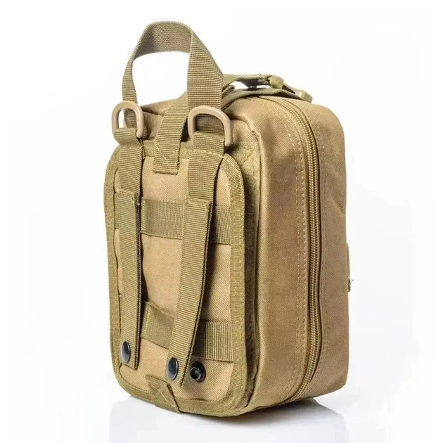 Подсумок под аптечку на системе Molle быстросъемный Песочная - изображение 3