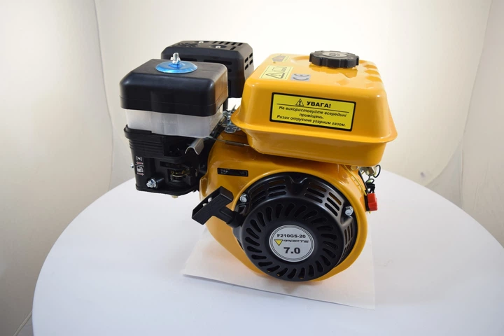 Бензиновий двигун FORTE F210GS-20 вал 20 мм. шпонка - зображення 1