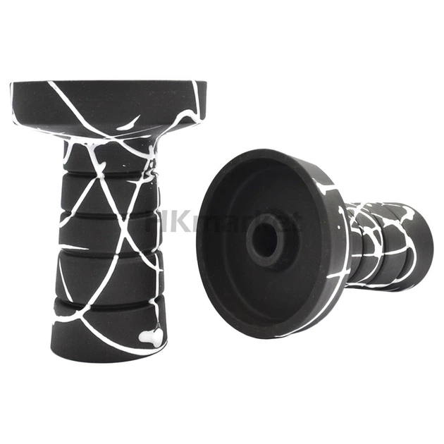 Чаша для кальяна Gusto Bowls Harmony BLACK Glaze White - Фото 1 Чаша для кальяна Gusto Bowls Harmony BLACK Glaze White - изображение 1