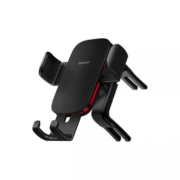 Автодержатель Baseus Metal Age Gravity Car Mount Round Air Vent Version Black (770903) - изображение 4