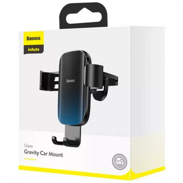 Автодержатель Baseus Glaze Gravity Car Mount Black (752212) - Фото 5 Автодержатель Baseus Glaze Gravity Car Mount Black (752212) - изображение 5