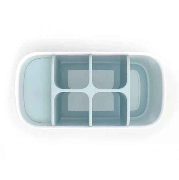 Органайзер для зубних щіток Large Toothbrush Caddy підставка для ванної кімнати Blue - зображення 5
