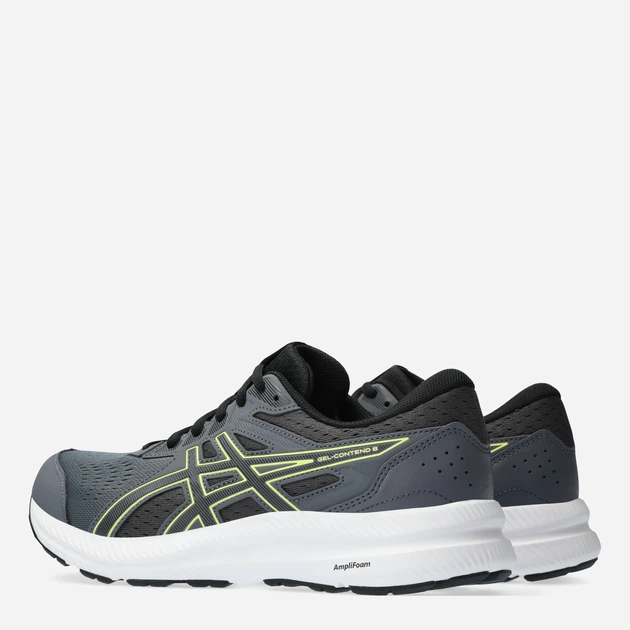 Чоловічі кросівки для бігу ASICS Gel-Contend 8 1011B492-026 40 (7US) 25. 2 см Сірий/Чорний (4550456753242) - Фото 4 Чоловічі кросівки для бігу ASICS Gel-Contend 8 1011B492-026 40 (7US) 25. 2 см Сірий/Чорний (4550456753242) - зображення 4