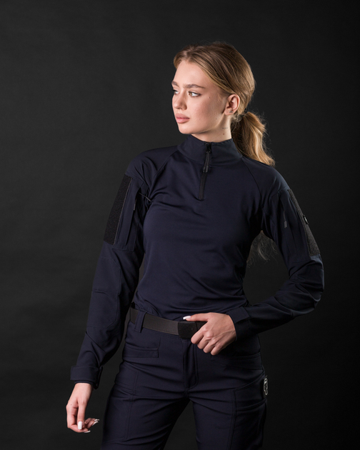 Рубашка тактическая женская BEZET Combat синий - XS - изображение 2