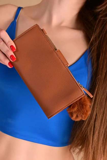 Гаманець No brand 466 жіночий коричневий - зображення 2