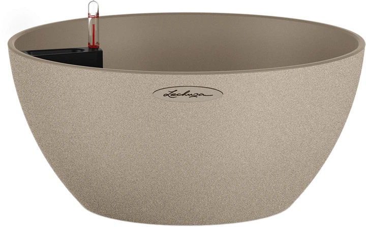 Lechuza Pflanzkübel Cubeto Stone 40 Sandbeige 40 cm Kunststoff für draußen kaufen bei Lechuza Pflanzkübel Cubeto Stone 40 Sandbeige 40 cm Kunststoff für draußen kaufen bei
