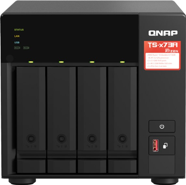 QNAP 4BAY TS-473A-8G - зображення 2