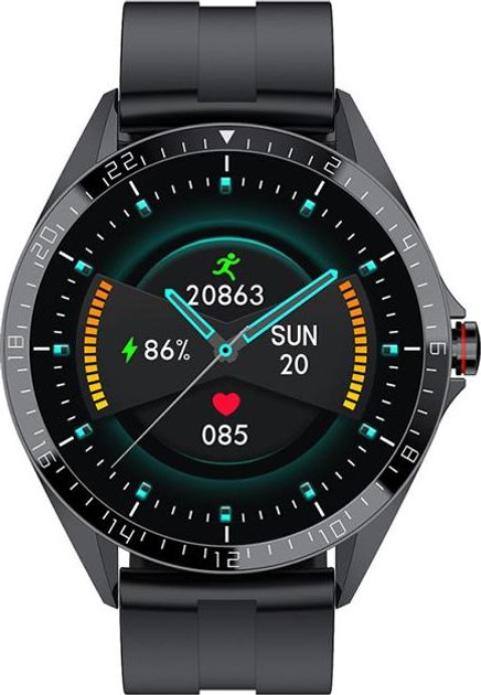 Smartwatch Kumi GW16T Czarny (GW16TB) - obraz 1