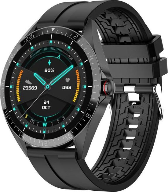 Smartwatch Kumi GW16T Czarny (GW16TB) - obraz 2