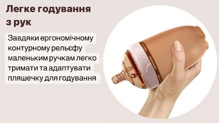 Пляшечка антиколікова HEORSHE - Pink, 160 мл - зображення 5