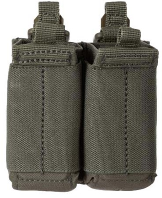 Подсумок для магазинов 5.11 Tactical Flex Double Pistol Mag Pouch 2.0 56669-186 Серо-зеленый (2000980574889) - изображение 1