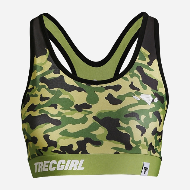 Спортивний топ TREC WEAR TRECGIRL 010 XS Камуфляж (5902114029234) - зображення 1