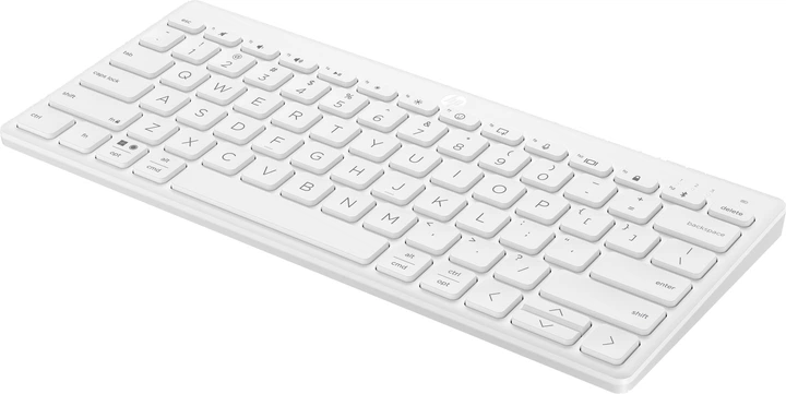 Клавіатура бездротова HP 350 Compact Multi-Device Bluetooth Keyboard White (692T0AA#ABB) - зображення 3