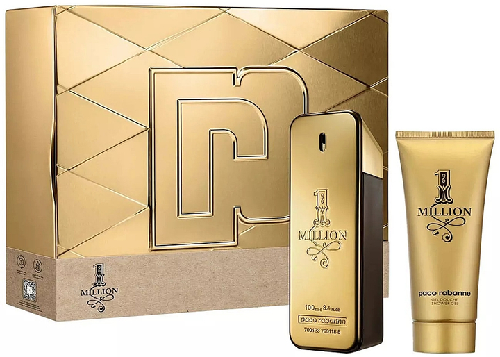 Zestaw Paco Rabanne 1 Million Woda toaletowa 100 ml + Żel pod prysznic 100 ml (3349668603619) - obraz 1