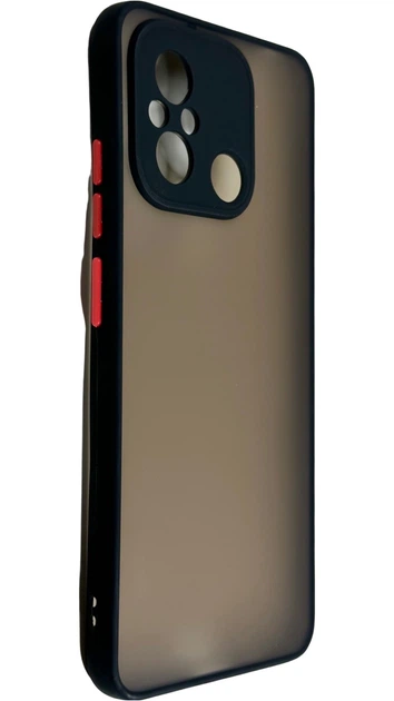 Чохол Matte Color на Xiaomi Redmi 12C чорний - Фото 2 Чохол Matte Color на Xiaomi Redmi 12C чорний - зображення 2