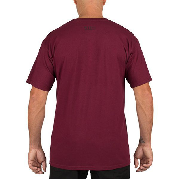 Футболка 5.11 ABR 2.0 T-SHIRT 41006CZ Medium, Burgundy - зображення 2