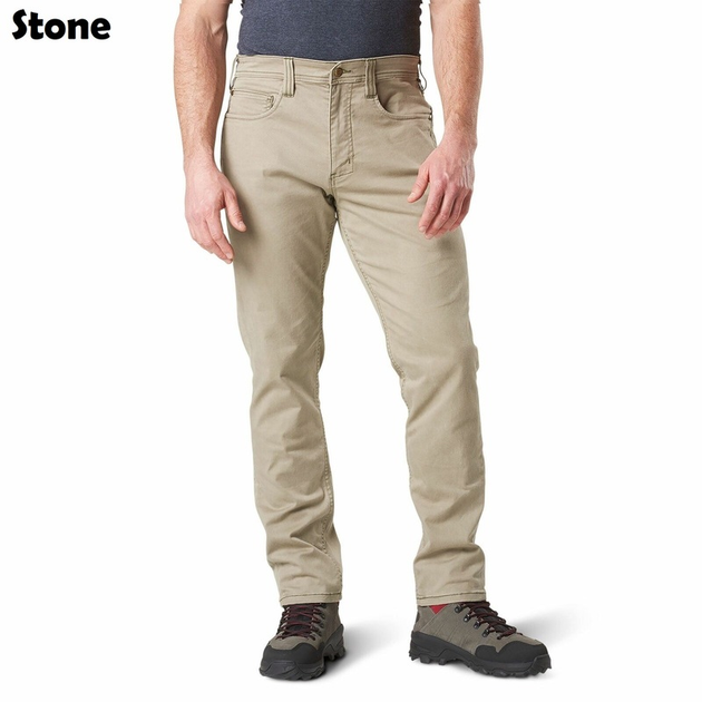 Тактичні джинси завужені 5.11 DEFENDER-FLEX SLIM PANTS 74464 Stone 35/32 - зображення 1