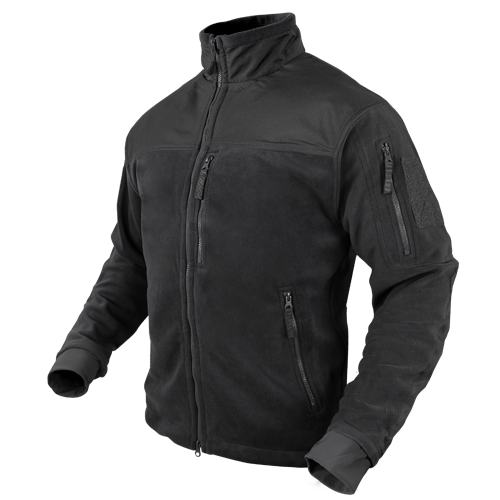 Тактическая флисовая кофта Condor ALPHA Mirco Fleece Jacket 601 Large, Чорний - изображение 4