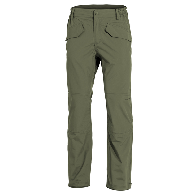 Дождевые мембранны штаны Pentagon YDOR RAIN PANTS K05037 Medium-Long, Camo Green (Сіро-Зелений) - изображение 1