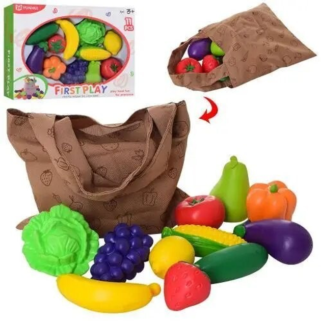 Игровой набор продукты с сумкой YH8029 овощи фрукты A-Toys (YH8029 ...