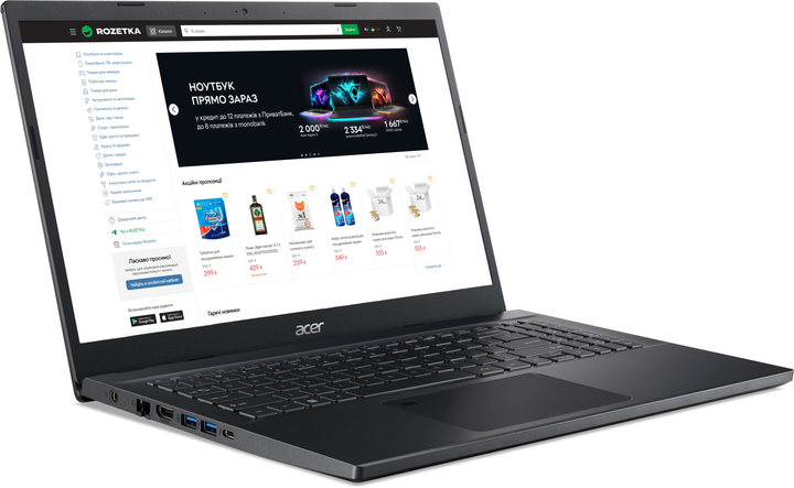 Ноутбук Acer Aspire 7 A715-76G-57KH (NH.QMFEU.003) Charcoal Black - зображення 2