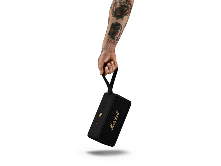 Портативна колонка Marshall Middleton 60W Black and Brass (1006034) - зображення 10