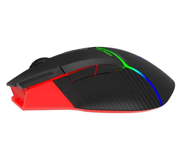 Мышка беспроводная игровая Aikun GX39WR RGB, черная - зображення 4