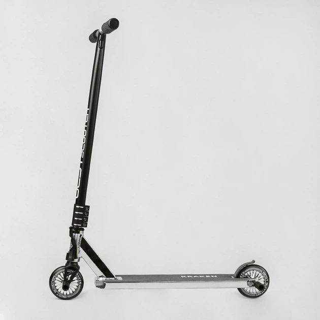 Трюковый самокат Best Scooter Kraken KR-82080 с рулевой системой HIC, колеса 110 мм, анодированная покраска + 2 пеги, Серебристый - Фото 3 Трюковый самокат Best Scooter Kraken KR-82080 с рулевой системой HIC, колеса 110 мм, анодированная покраска + 2 пеги, Серебристый - изображение 3