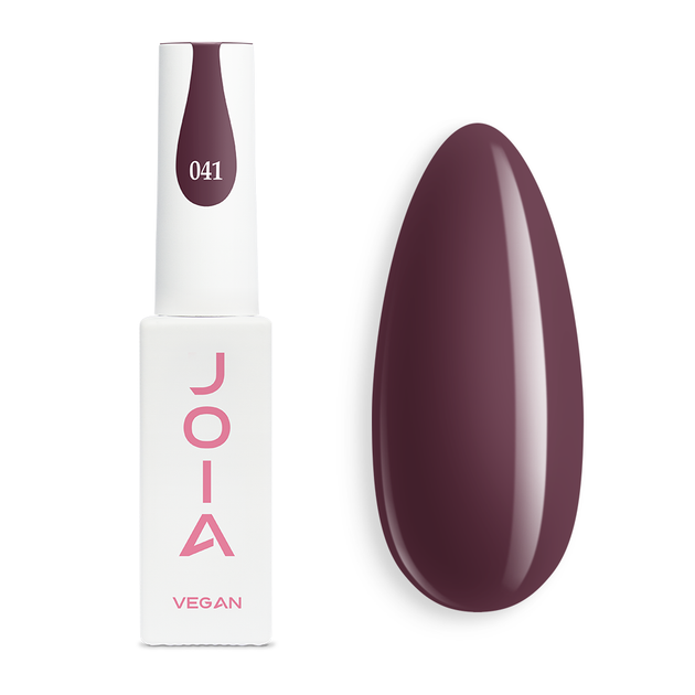Гель-лак JOIA vegan 041, 6 мл, бордово-коричневый - Фото 1 Гель-лак JOIA vegan 041, 6 мл, бордово-коричневый - изображение 1