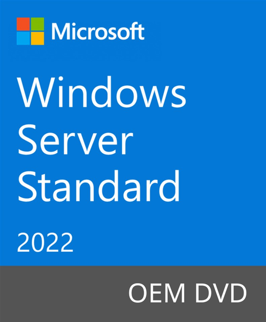 Microsoft Windows Server 2022 Standard x64 Russian 1pk DSP OEI DVD 16 Core (P73-08337) - изображение 1