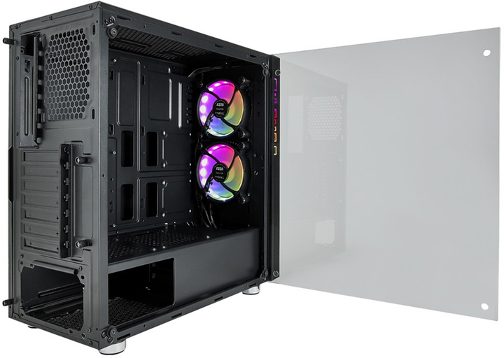 Obudowa AZZA IRIS 330 Czarna - obraz 6