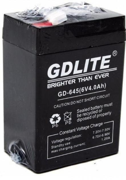 Аккумулятор GDLITE 6V-4A (WD-094) - изображение 2
