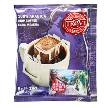 СЕТ дрип кофе Trevi MIX 8 видов x 25 шт - Фото 6 СЕТ дрип кофе Trevi MIX 8 видов x 25 шт - изображение 6