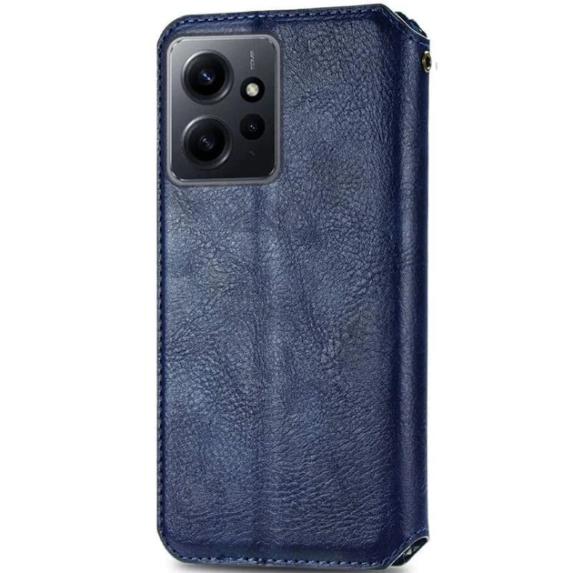 Чехол книжка на Xiaomi Redmi Note 12 4G / для Ксяоми, сяоми, ксиоми редми ноте 12 искусственная кожа Синий - Фото 2 Чехол книжка на Xiaomi Redmi Note 12 4G / для Ксяоми, сяоми, ксиоми редми ноте 12 искусственная кожа Синий - изображение 2